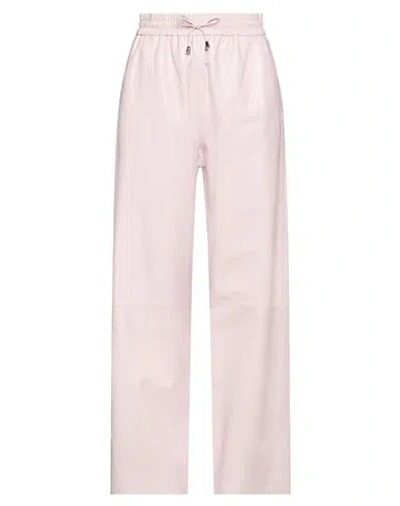 Suite 22 Woman Pants Pink Size 6 Lambskin