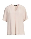 Suite51 Woman Top Blush Size 8 Acetate, Silk In Pink