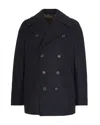 Suithomme Cappotto In Misto Lana Nero In Black