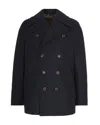 Suithomme Cappotto In Misto Lana Nero In Black