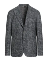 Suithomme Man Blazer Midnight Blue Size 46 Polyester, Virgin Wool, Acrylic