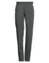 Suithomme Man Pants Dark Green Size 38 Polyester, Viscose, Elastane