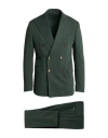 Suithomme Man Suit Dark Green Size 42 Polyester, Viscose, Elastane