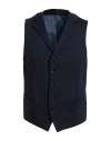Suithomme Man Tailored Vest Midnight Blue Size 44 Rayon, Polyamide, Elastane In Blue