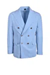 Suithomme Stretch Jacket - Light Blue In Blue