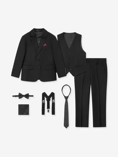 Suitlab Kids'  Boys 7 Piece Suit Set In Black