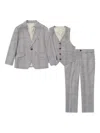 Suitlab Boys Tuxedo 3 Piece Suit Set In Gray
