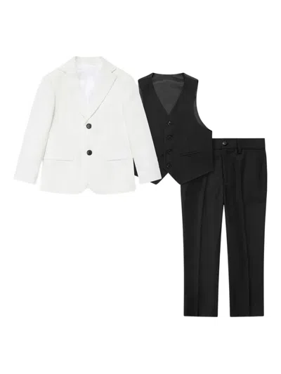 Suitlab Kids' Three-pieces Suit In Black