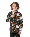 Suitmeister Big Boys Santa Elves Long Sleeves Shirt In Multi