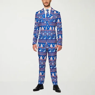 Suitmeister Christmas Mens 3-pc. Suit Set In Multi
