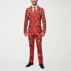 Suitmeister Christmas Trees Mens 3-pc. Suit Set In Multi