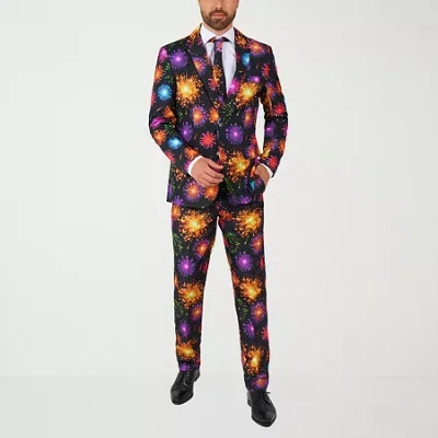 Suitmeister Fireworks Mens 3-pc. Suit Set In Multi