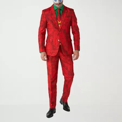 Suitmeister Joker Mens 3-pc. Suit Set In Red