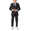 Suitmeister Oversize Pinstripe Little & Big Kid Boys 3-pc. Suit Set In Black