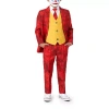 Suitmeister Scarlette Joker Little & Big Kid Boys 3-pc. Suit Set In Red