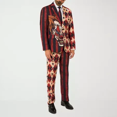 Suitmeister Scary Clown Mens 3-pc. Suit Set In Multi