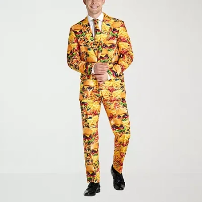 Suitmeister Snack Master Mens 3-pc. Suit Set In Yellow