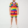 Suitmeister Summer Rainbow Mens 3-pc. Suit Set In Multi