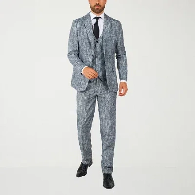 Suitmeister Twenties Gangster Mens 3-pc. Suit Set In Gray