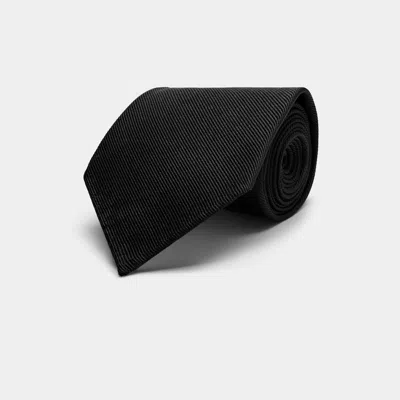 Suitsupply Black 7 Fold Tie