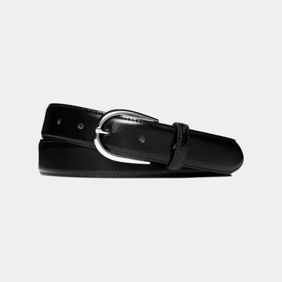 Suitsupply Black Belt In Animal Print