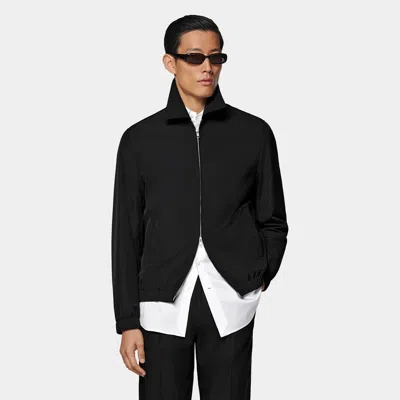 SUITSUPPLY SUITSUPPLY BLACK BOMBER JACKET