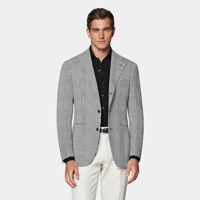 Suitsupply Black Checked Relaxed Fit Roma Blazer