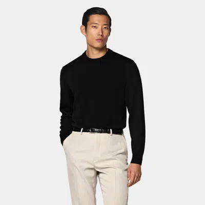 Suitsupply Black Crewneck
