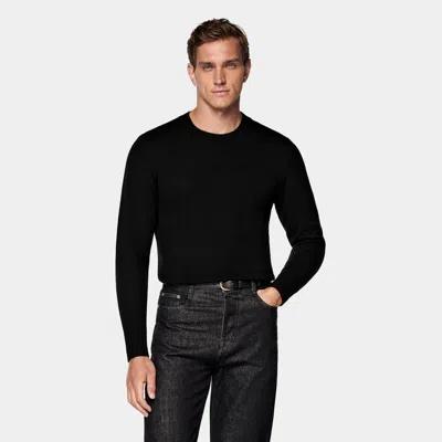 Suitsupply Black Crewneck