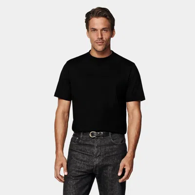 Suitsupply Black Crewneck T-shirt