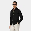 SUITSUPPLY SUITSUPPLY BLACK EXTRA SLIM FIT SHIRT