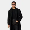 Suitsupply Black Overcoat