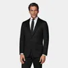 SUITSUPPLY SUITSUPPLY BLACK PERENNIAL TAILORED FIT HAVANA SUIT