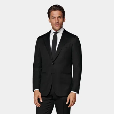 Suitsupply Black Perennial Tailored Fit Havana Suit