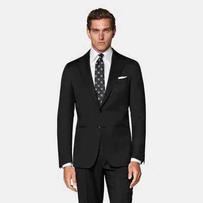 Suitsupply Black Perennial Tailored Fit Havana Suit