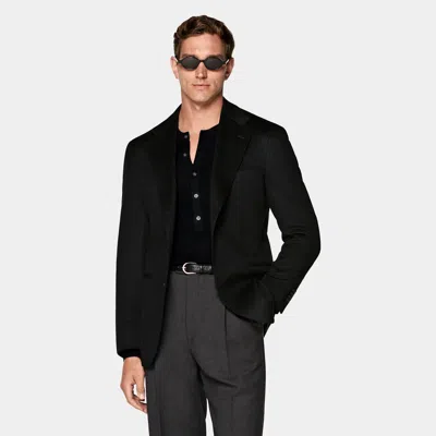 Suitsupply Black Relaxed Fit Roma Blazer