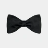 SUITSUPPLY SUITSUPPLY BLACK SELF-TIED BOW TIE