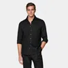 Suitsupply Black Slim Fit Shirt