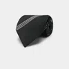 Suitsupply Krawatte Schwarz Gestreift In Black