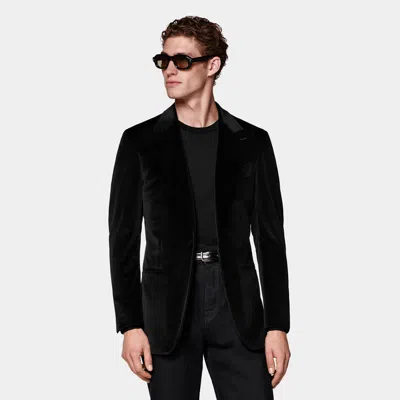 Suitsupply Black Tailored Fit Havana Dinner Jacket
