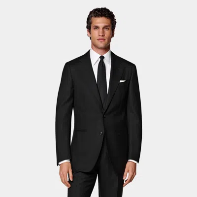 Suitsupply Black Tailored Fit Havana Suit
