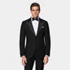 Suitsupply Black Tailored Fit Milano Dinner Jacket