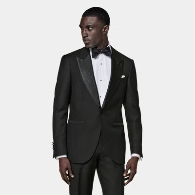 Suitsupply Black Tailored Fit Lazio Dinner Jacket