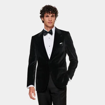 Suitsupply Black Tailored Fit Lazio Dinner Jacket