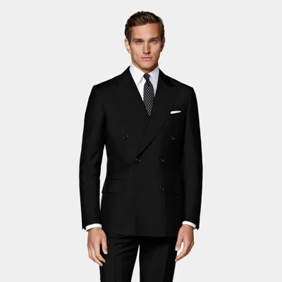 Suitsupply Black Tailored Fit Milano Suit