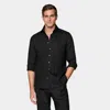 Suitsupply Black Tailored Fit Shirt