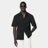 Suitsupply Black Tailored Fit Shirt