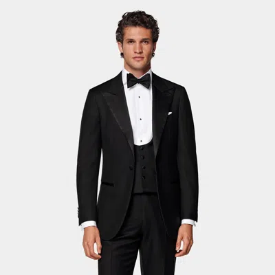 Suitsupply Black Tuxedo Waistcoat