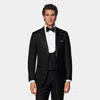 Suitsupply Black Tuxedo Waistcoat