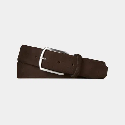 Suitsupply Brown Belt In Black